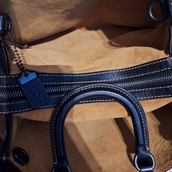 Coach Large Leather Travel Bag - Picture 3 of 12